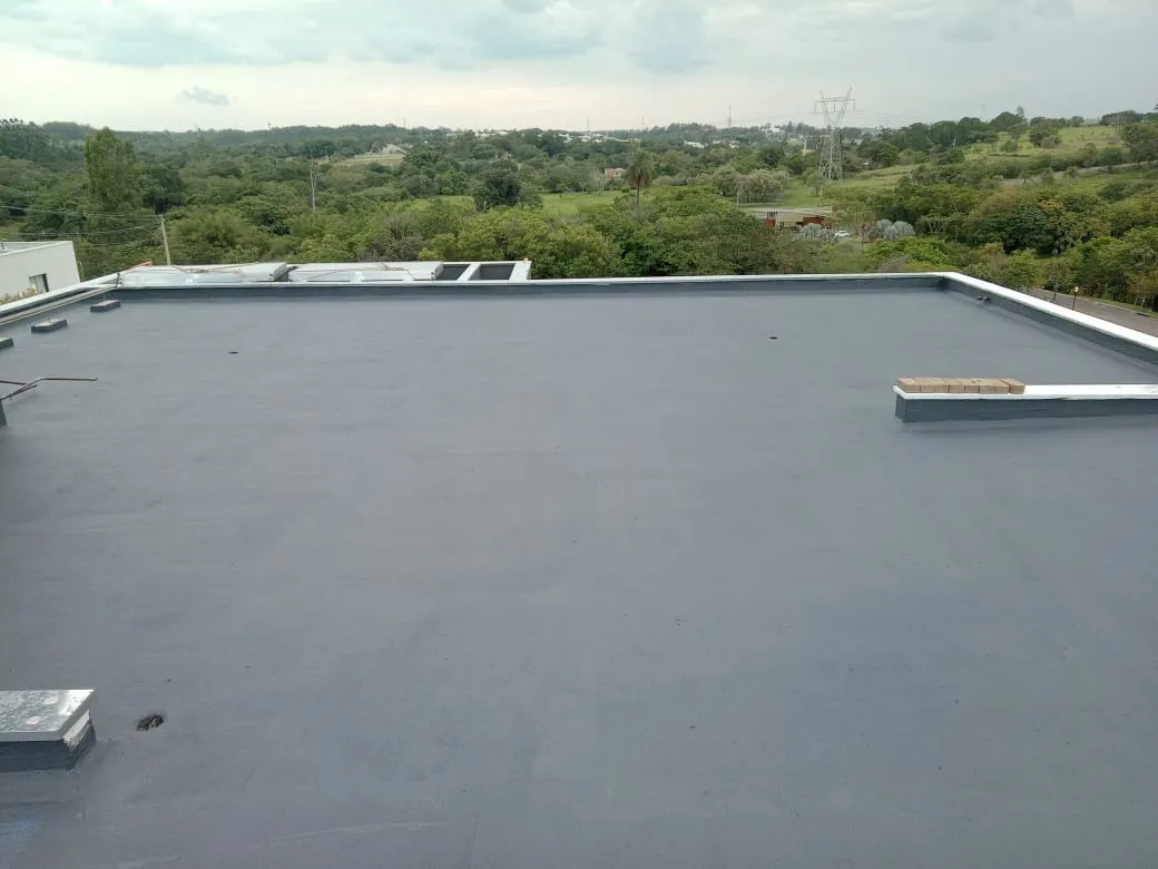 Laje de cobertura — Área protegida para aumentar a durabilidade da edificação.
